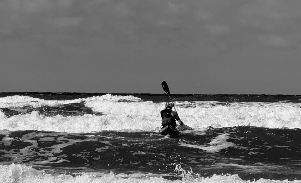 Baidarininkas bangose – irklavimo kursai