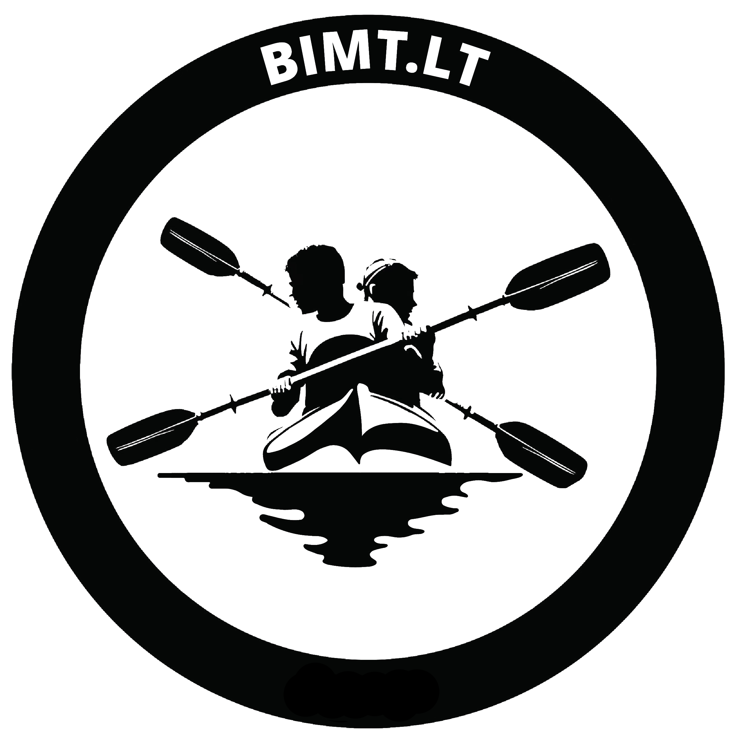 Baidarių irklavimo mėgėjų taurės logotipas